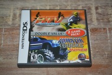 Nintendo DS ATV Thunder Ridge Riders/Monster Trucks Mayhem CIB works 100%