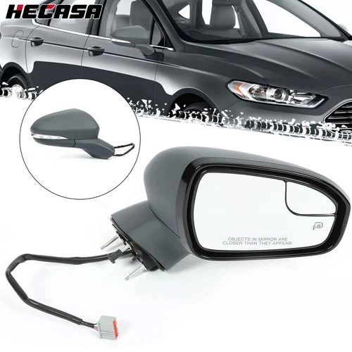 Fit For Ford Fusion 2013-16 Power Mirror Right Side Manual Fold Heated Paintable