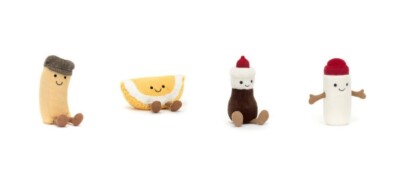 London Jellycat Fish and Chips & friends (full set) from