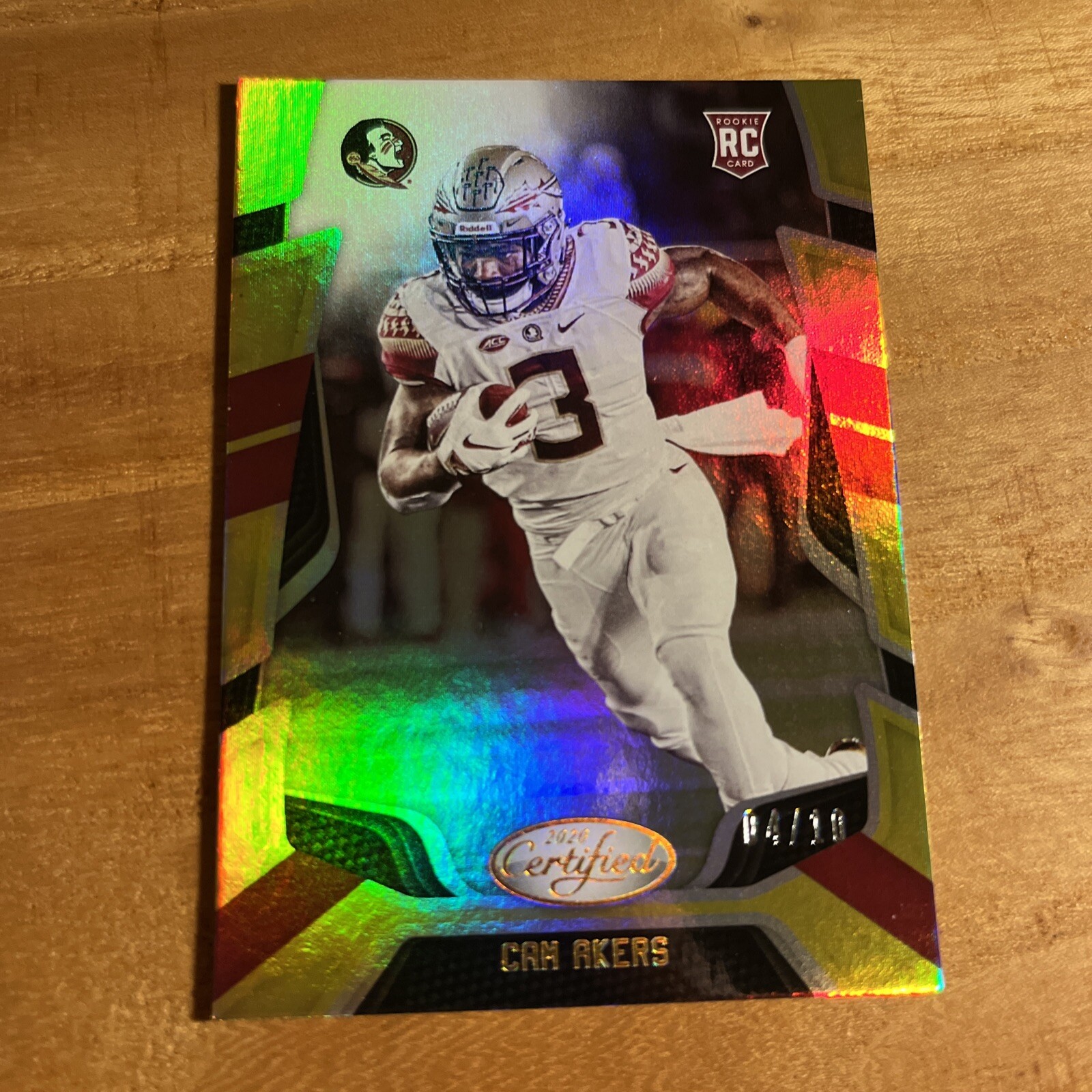 Cam Akers Panini Chronicles Draft Picks Select #13 Gold