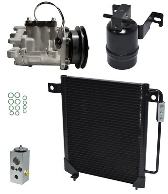 NEW RYC AC Compressor Kit With Condenser EH100 Fits Plymouth Voyager 2.5L 1990