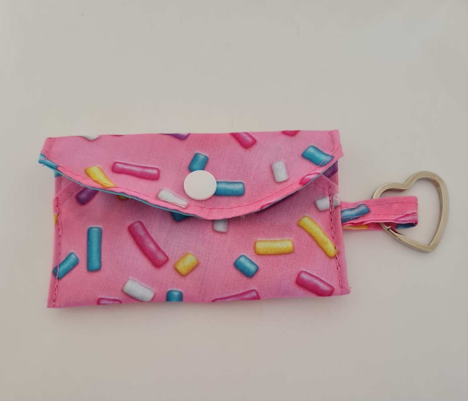 Card holder / coin purse sprinkles print with keyring-image
