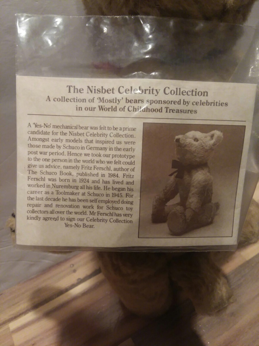 House of Nisbet Yes-No Teddy Bear Special Edition Full