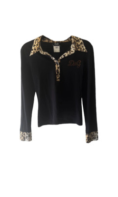 dolce and gabanna d&g cheetah leopard top