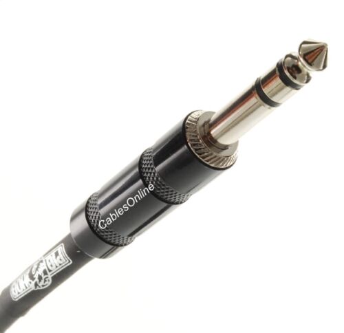 5ft 1/4" TRS Male to XLR 3-Pin Male Shielded Balanced PigHog Audio Cable - Picture 4 of 4