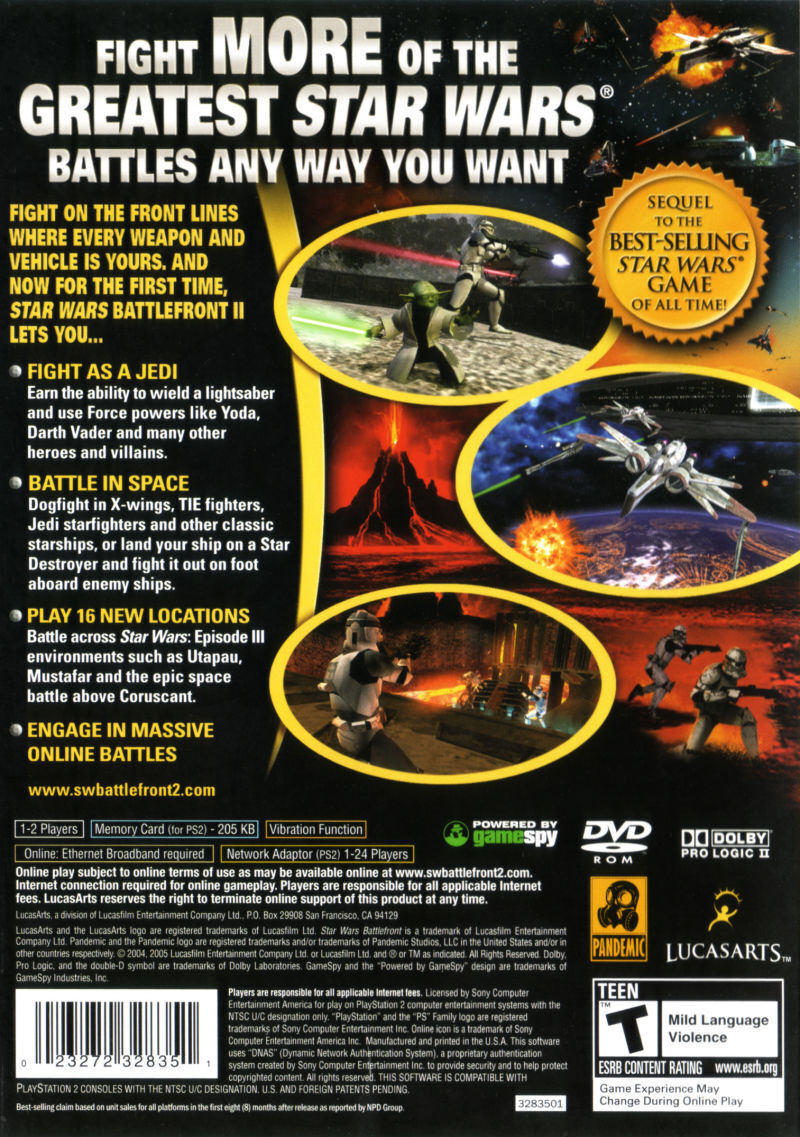 Star Wars Battlefront 2 [Greatest Hits] Prices Playstation 2