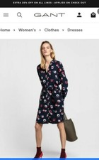 Image of Gant Preppy Poppy Shirt Dress