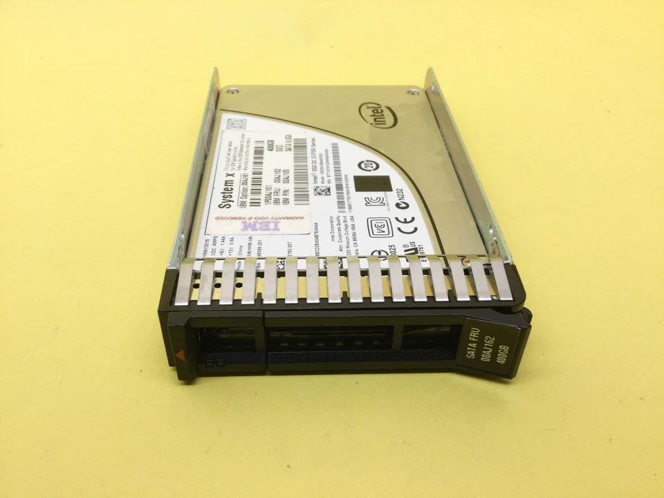 00AJ161 IBM System X Intel S700 400GB SATA 6Gb/s 2.5inch SSD 00AJ162 00AJ165 - Image 2 of 3