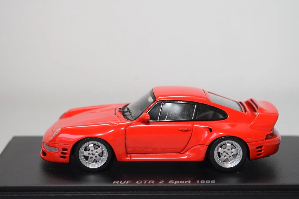 A98 1:43 SPARK S0724 PORSCHE RUF CRT2 SPORT 1996 RED MIB - Bild 3 von 4