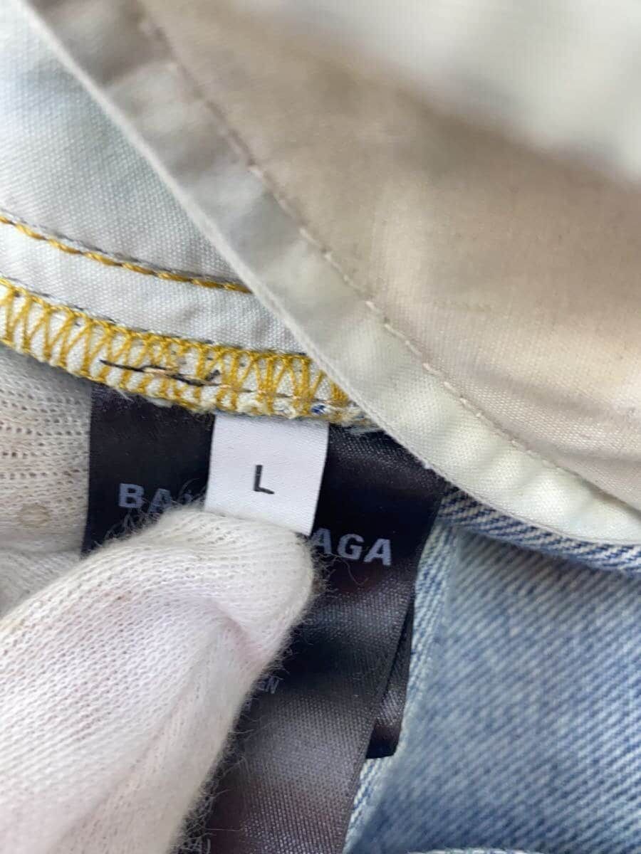 BALENCIAGA Straight Pants 22FW Oversized Denim Baggy Jeans L BALENCIAGA Straight Pants 22FW Oversized Denim Baggy Jeans L