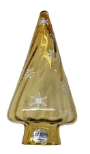 Blenko Glass Mountain Pine 6718 - Special Edition - Snowflakes