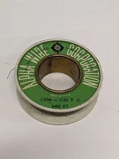 Vintage Alpha Wire Corporation "ALMAG" Magnet  Wire 230A-#30 T.C. 540ft 