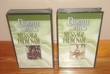 DANIELLE STEEL'S MESSAGE FROM NAM-Jenny Robertson-BRAND NEW 2 VHS Tapes-SEALED!