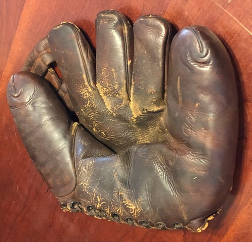 Vintage Wilson Baseball Glove Mel Ott 1940's HOF - Pat. No.2231204 - Horse Hide! - Picture 5 of 12