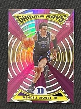 WENDELL MOORE JR. 2022 Panini Chronicles Draft Picks GAMMA RAYS PURPLE HOLO /49