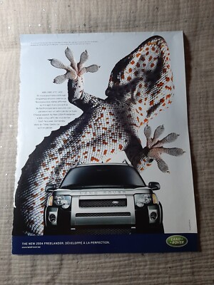 Pub de presse ancienne land Rover de 2004 - Old paper advertisement | eBay