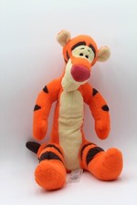 Disney Tigger 15" Tall Shimmery Plush Stuffed Animal Toy Sitting Curly Tail EUC