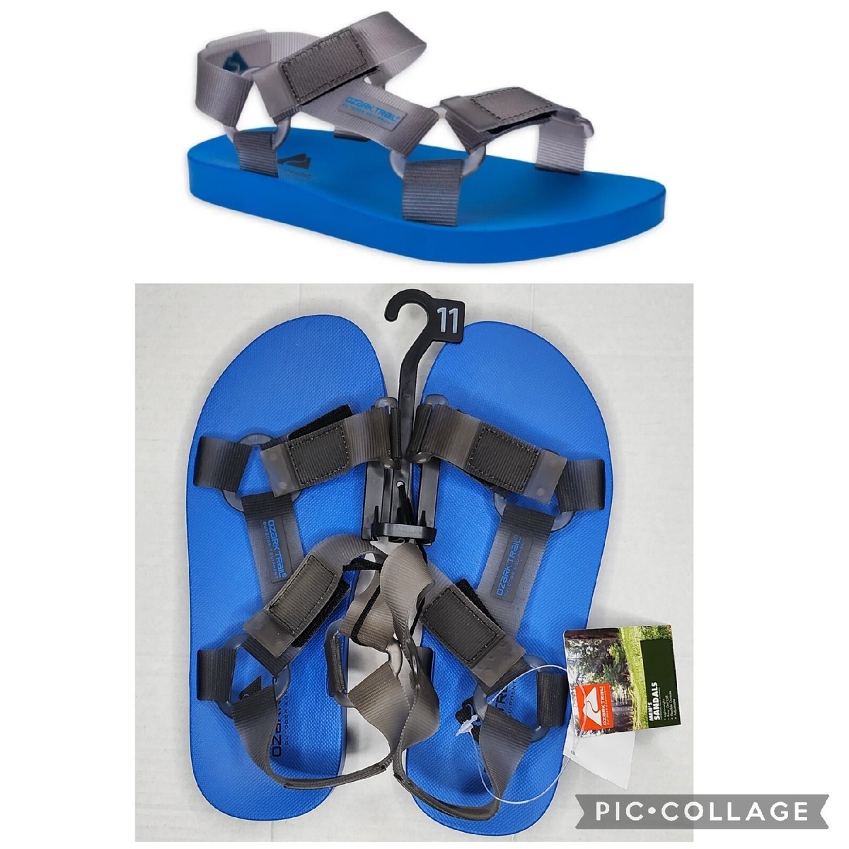 New Mens Ozark Trail Adventure Adjustable Ankle Strap  display picture 1