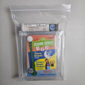 Sesame Street 123 Wata 9.6 A+ Nintendo Nes Factory Sealed Brand New