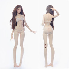 1/6 BJD SD Doll Resin Nude Body Free eyes Face make up Model Girl Woman Gift