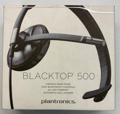 Plantronics ''Blacktop 500'' Cancels Road Noise/Easy Bluetooth Controls (89090-01)