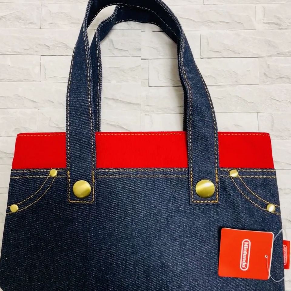 Super Mario Bro. Mario mini tote bag / Nintendo Tokyo•Osaka•Store
