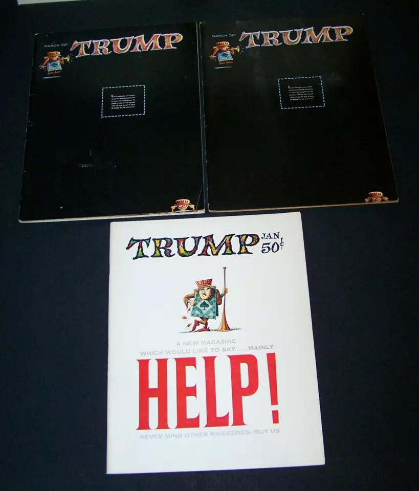 Trump magazine lot of 3, #1, 2, 2 1957, Hugh Hefner mag.- Kurtzman, Elder, Wood - Image 2 of 4
