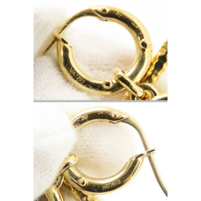 LOUIS VUITTON M00613 earring Bookle Dreille Baby Louise Metal | eBay