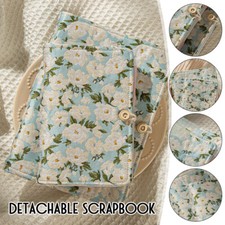 Portable Detachable Binders Scrapbook A5 A6 Notebook Floral Writing Book Blank