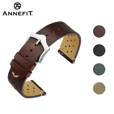 ANNEFIT Vintage Leather Watch Strap Quick Release Watch Band 18mm 19mm 20mm 22mm
