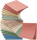 24 Pack Lined Sticky Notes 3X3 in Post Ruled Stickies Super Sticking Power Memo