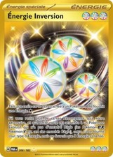 Carte Pokémon Énergie Inversion 266/182 EV04 Faille Paradoxe Gold FR
