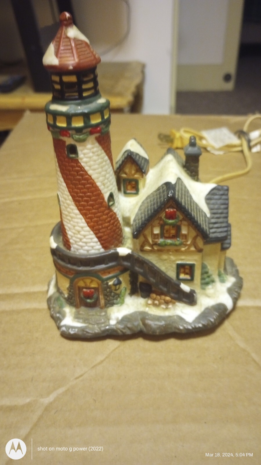 Dept 56 Original Snow Village Lighthouse eBay