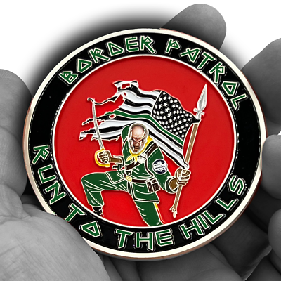EL9-003A CBP Border Patrol Agent Honor First Zombie Challenge Coin