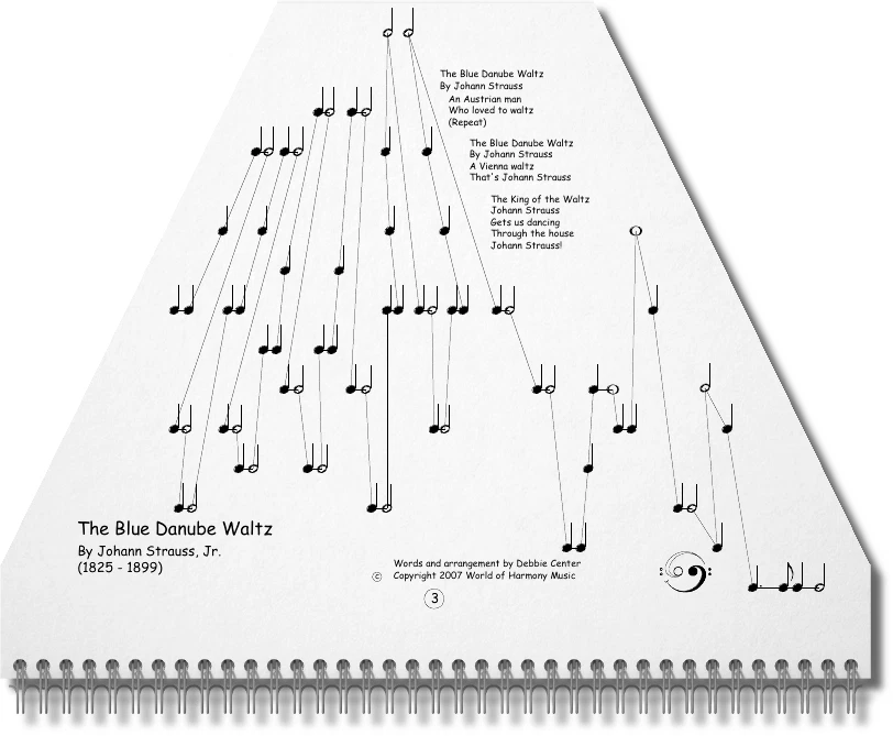 Zither Lap Harp Sheet Music ~ Fall / Winter; Holiday and Classical Music - Image 4 of 4