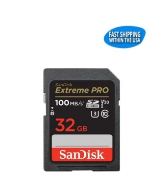 32GB Sandisk Extreme Pro SD Memory Cards for Camera / Trail Camera / Computers - Image 1 of 4