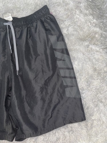 Nike Boys Sz. XL Gray ( Orange) Logo Swim Trunks. Great Pair - Picture 7 of 10