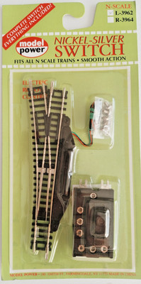 Model Power L-3962 N 1 elektrische Weiche links + Control Switch 1/160