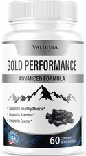 Valdivia Gold Performance 60 Capsules Daily Wellness Supplement Made in USA Male