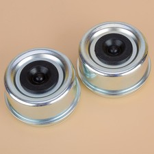 2pcs 1.98" Trailer Camper RV Camper Axle Dust Cap Grease Cover Extra Plug