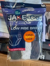 Jake & Co Underwear Low Rise Briefs Size Médium Pack Of 6