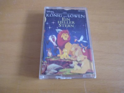 Musikkassette Der König der Löwen / Ein heller Stern - Walt Disney Karussell MC