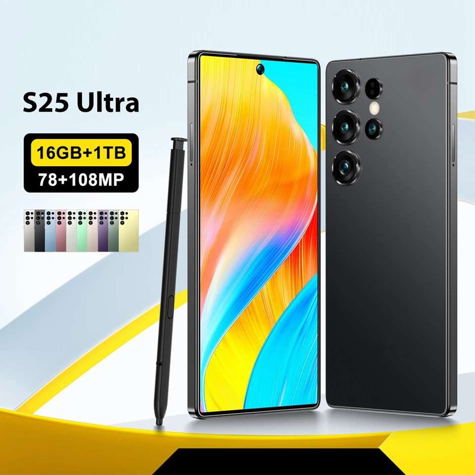 NEW S25 Ultra 16+1TB 7.3 inch 7800mAh Android Cellphone Global Unlocked Dual SIM - Image 3 of 4
