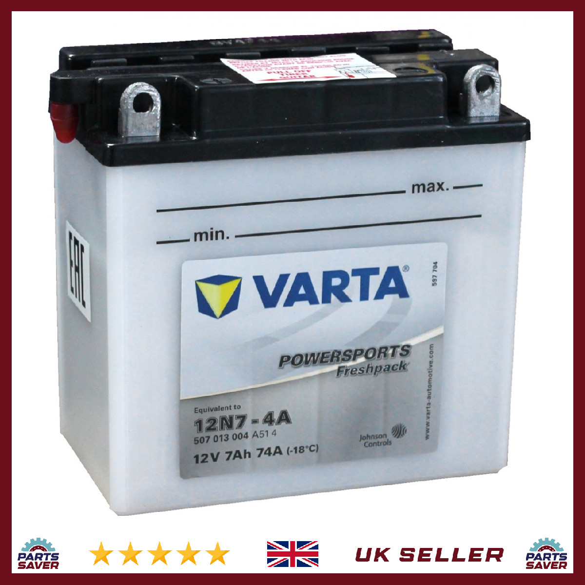 Motorcycle Battery Bike Motorbike 507013007I314 Varta