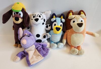 Disney Bluey Friends Dog Plush Lot | Moose Toys | w/ Bingo Chloe Bilby Snickers