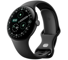 NEW Google Pixel Watch 4 45mm Wifi GPS Matte Black Case Obsidian Band AI Gemini