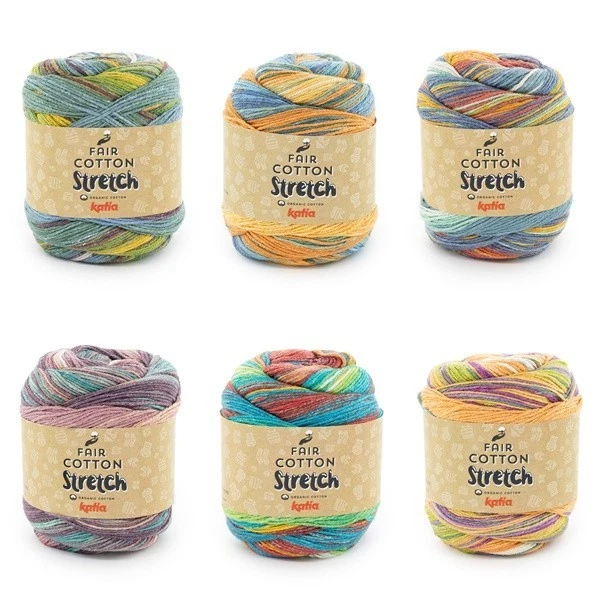 Katia Wolle Fair Cotton Stretch 100g - Bild 1 von 1