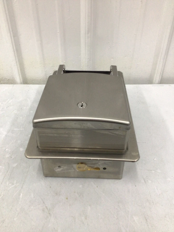 Bobrick - B-4388 Recessed Multi-Roll Tissue Dispenser W/ KEY - Image 2 of 4