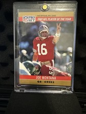 1990 Pro Set - Award Winner Joe Montana #2 Jim Kelly 3,521 yards