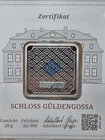 Geiger Edelmetalle Schloss Guldengossa 20g .999 Silver Bar 20g Total